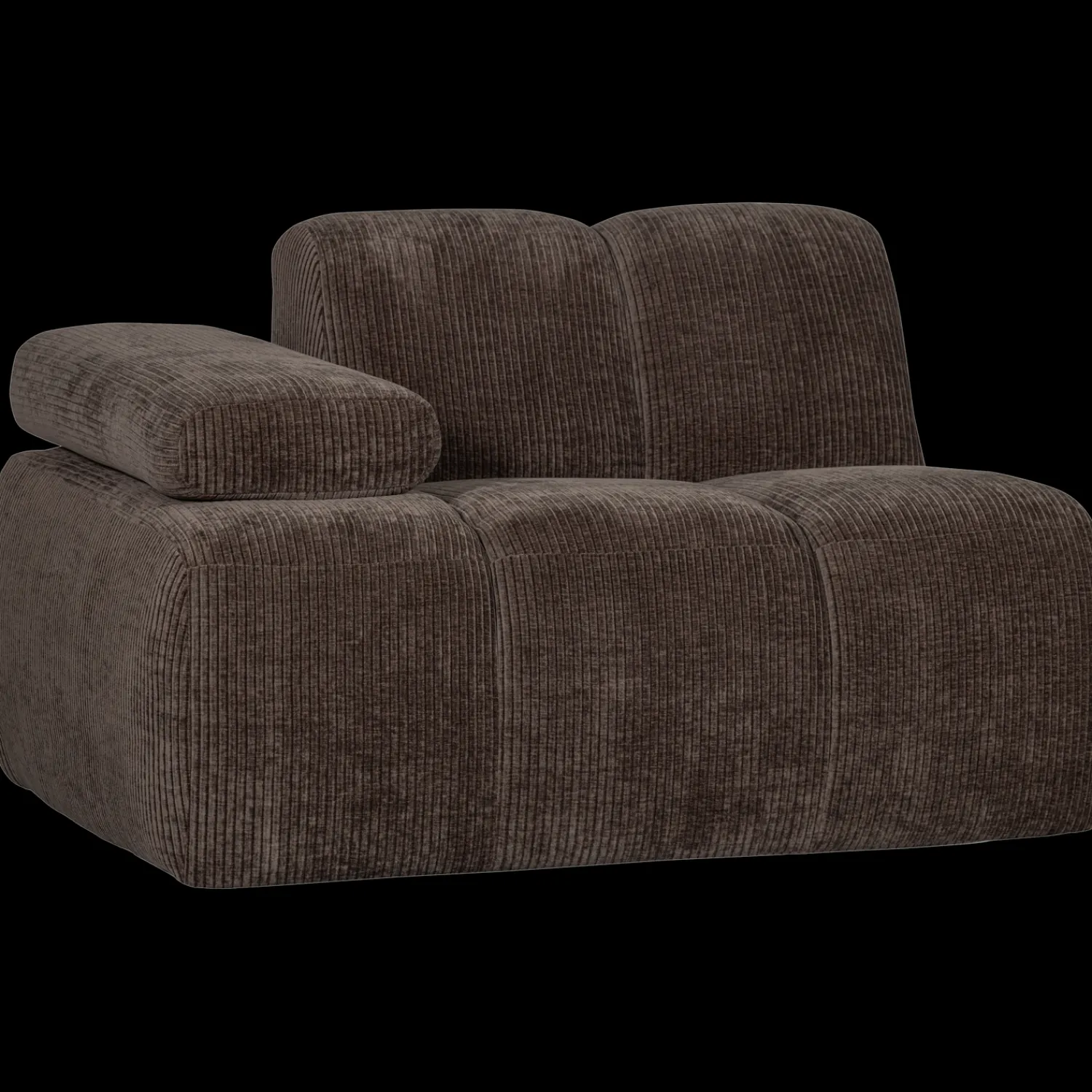 Elementenbanken-WOOOD Mojo Rib Elementenbank Brown