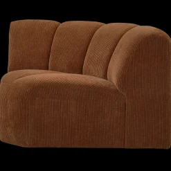 Elementenbanken-WOOOD Mojo Rib Hoek Elementenbank Rust Brown