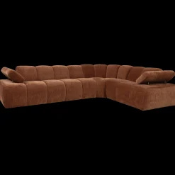 Hoekbanken-WOOOD Mojo Rib Hoekbank Rust Brown