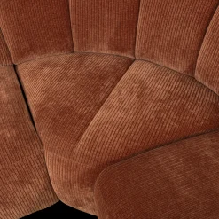 Hoekbanken-WOOOD Mojo Rib Hoekbank Rust Brown