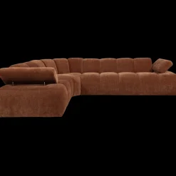 Hoekbanken-WOOOD Mojo Rib Hoekbank Rust Brown