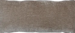 Sierkussens & Plaids-WOOOD Mojo Rib Sierkussen Dark Sand