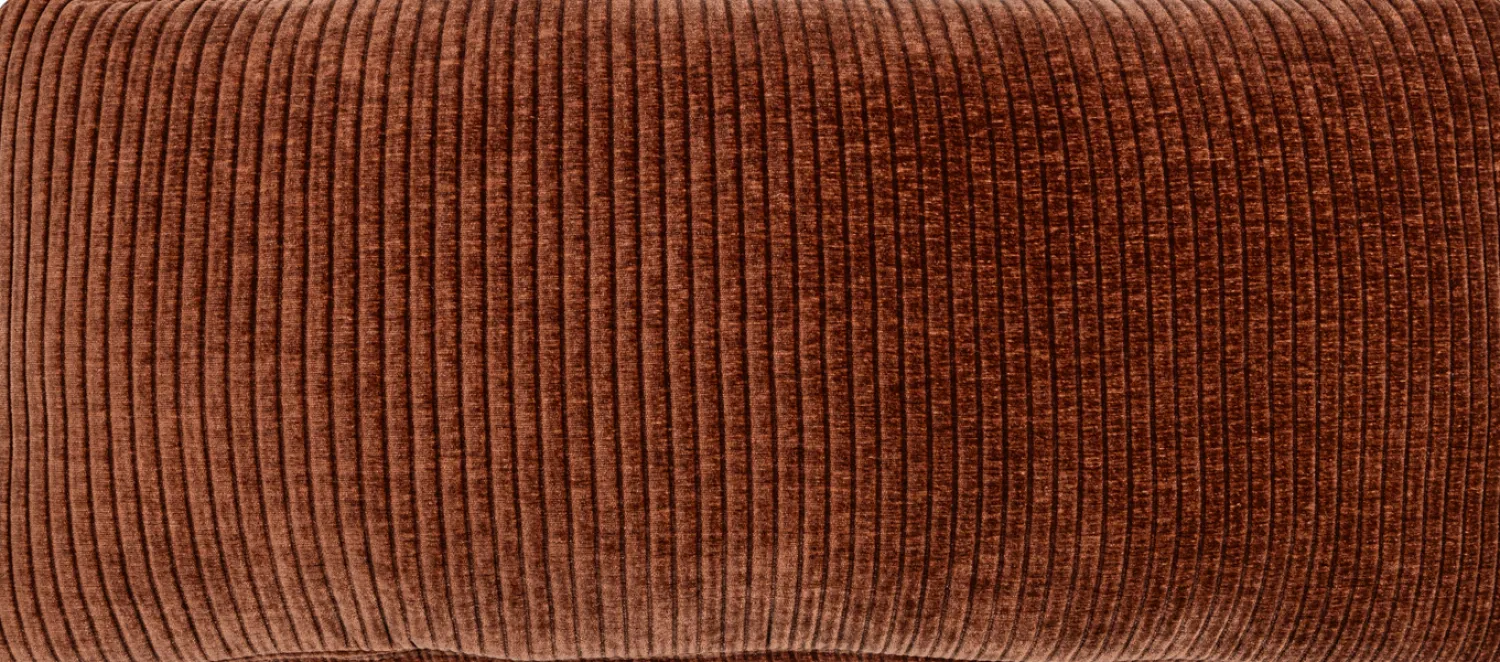 Sierkussens & Plaids-WOOOD Mojo Rib Sierkussen Rust Brown