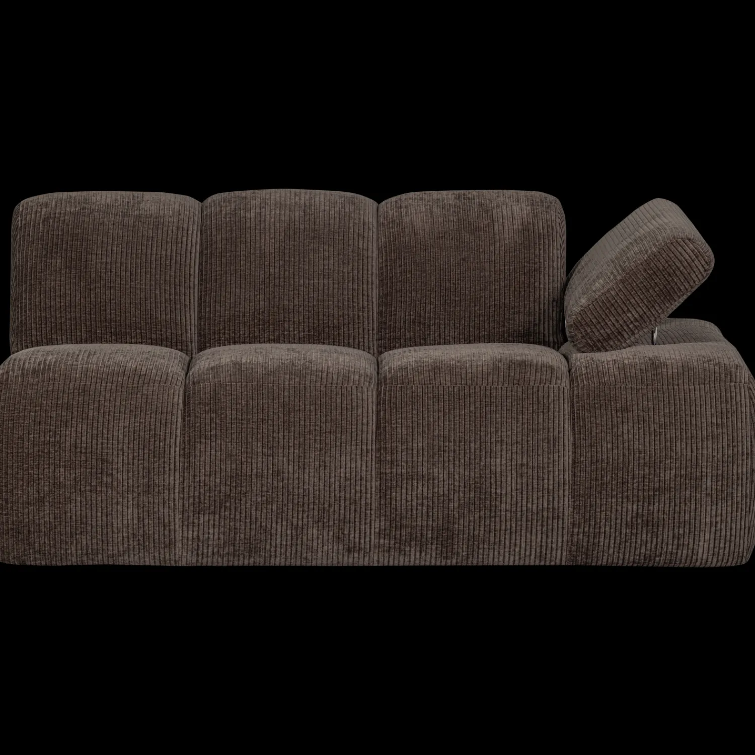 Zitbanken-WOOOD Mojo Rib Zitbank Brown