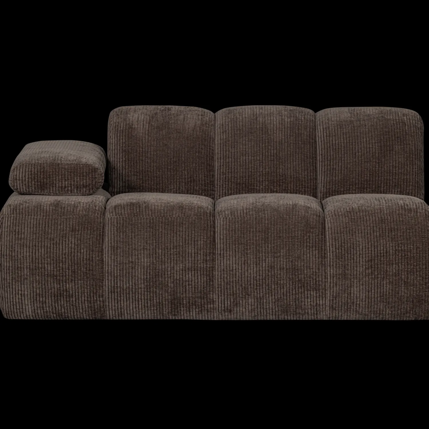 Zitbanken-WOOOD Mojo Rib Zitbank Brown