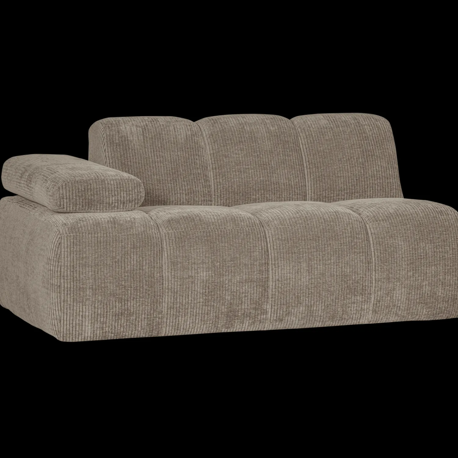 Zitbanken-WOOOD Mojo Rib Zitbank Dark Sand