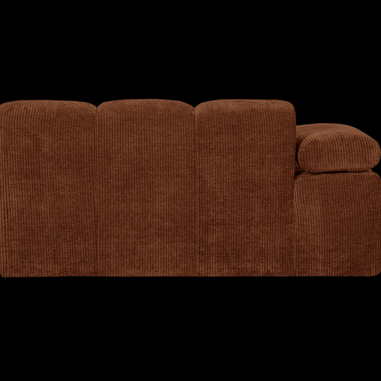 Zitbanken-WOOOD Mojo Rib Zitbank Rust Brown