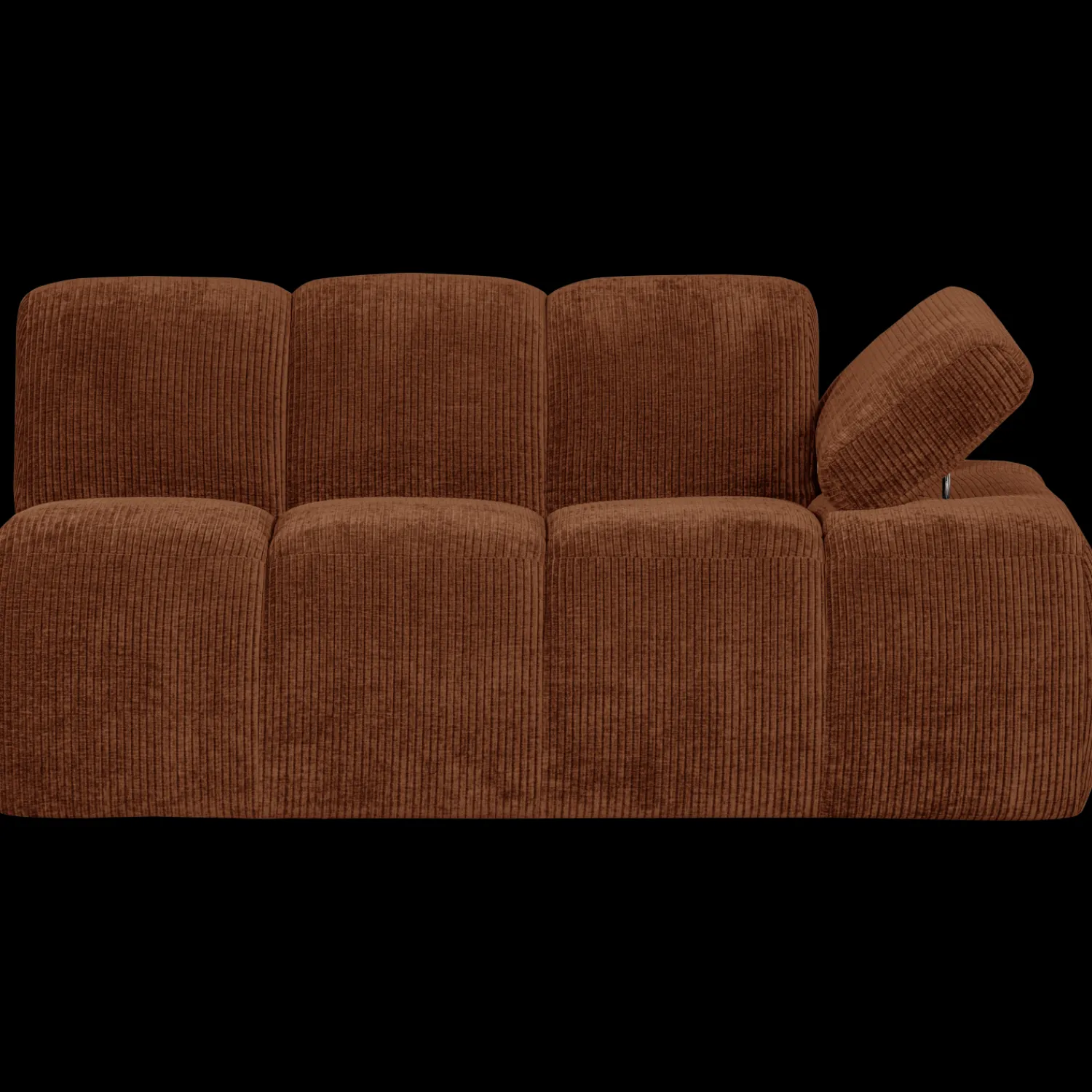 Zitbanken-WOOOD Mojo Rib Zitbank Rust Brown