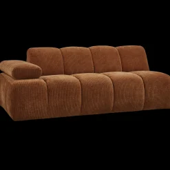 Zitbanken-WOOOD Mojo Rib 2-Zitsbank Rust Brown
