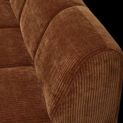 Zitbanken-WOOOD Mojo Rib 2-Zitsbank Rust Brown