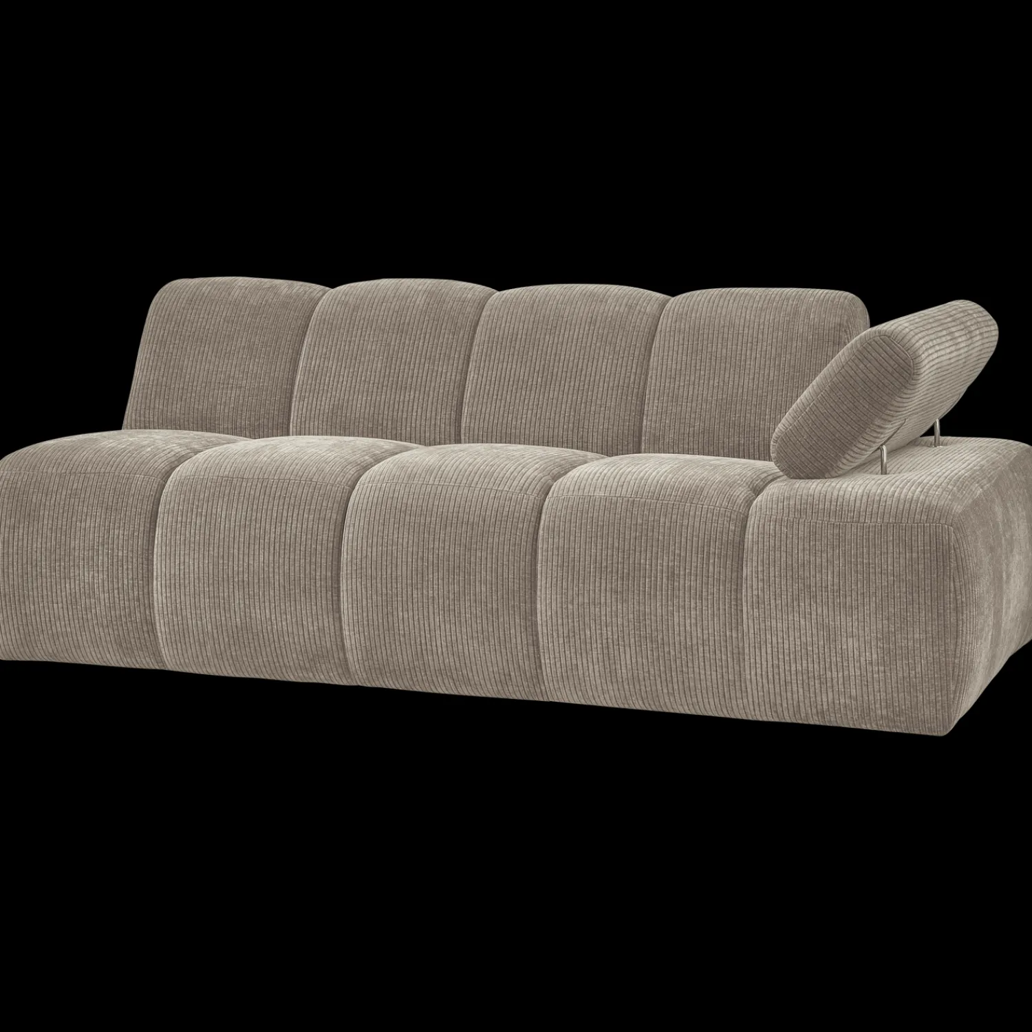 Zitbanken-WOOOD Mojo Rib 2-Zitsbank Dark Sand