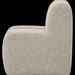 Stoffen Eetkamerbanken-WOOOD Mojo 1-Zits Eetkamerbank Beige