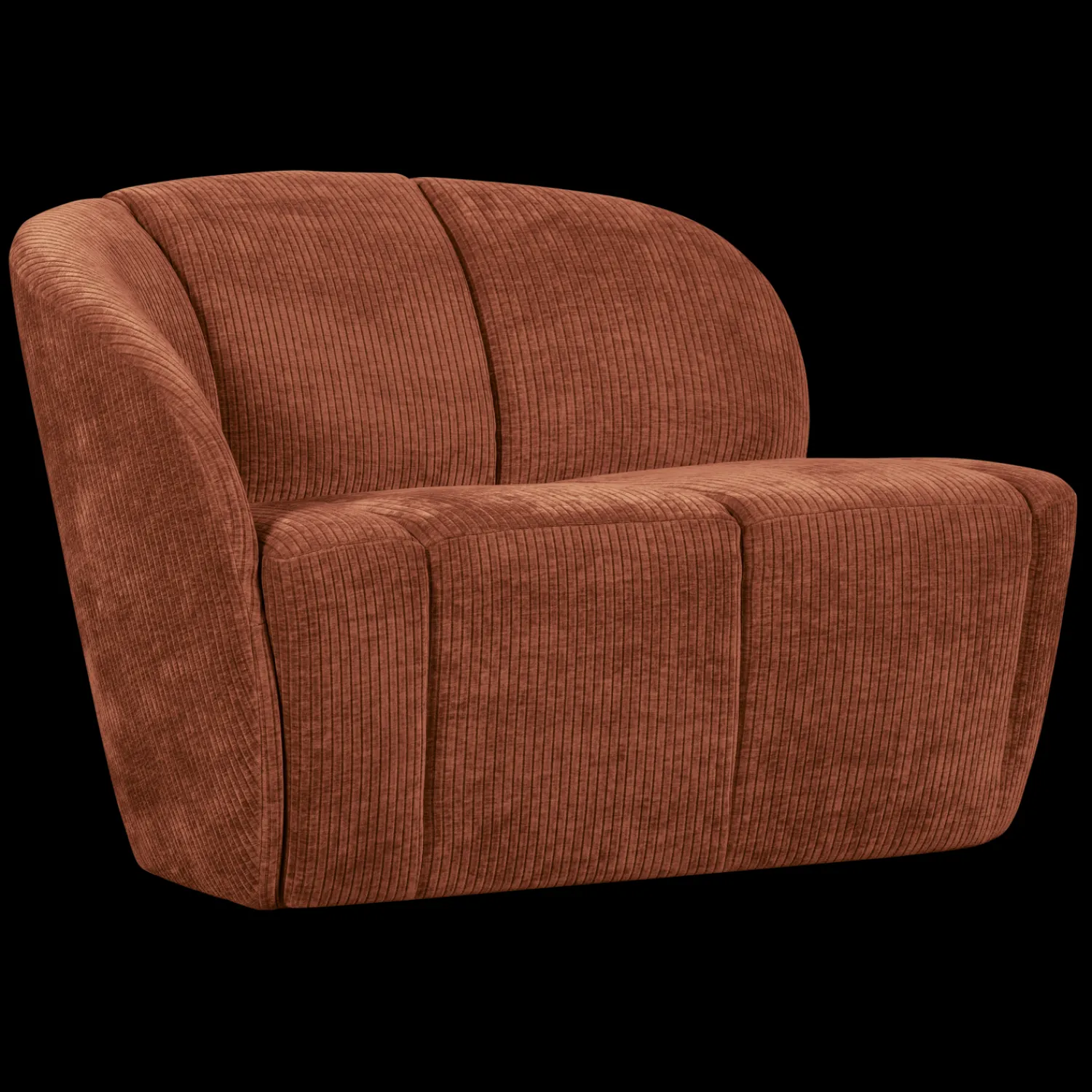 Zitbanken-WOOOD Mojo 2-Zitsbankje Rust Brown