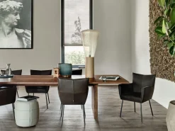 Design Stoelen|Eetkamerstoelen Met Wieltjes-Design on Stock Moka Eetkamerstoel