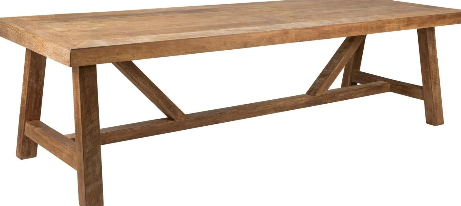 Houten Eettafels|Rechthoekige Eettafels-DTP Home Monastery Eettafel Natural