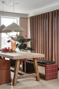 Houten Eettafels|Rechthoekige Eettafels-DTP Home Monastery Eettafel Natural