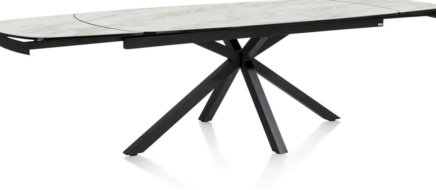 Uitschuifbare Eettafels|Rechthoekige Eettafels-XOOON Montello Eetkamertafel Wit