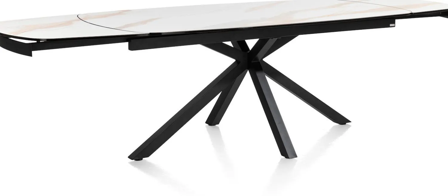 Uitschuifbare Eettafels|Rechthoekige Eettafels-XOOON Montello Eetkamertafel Wit