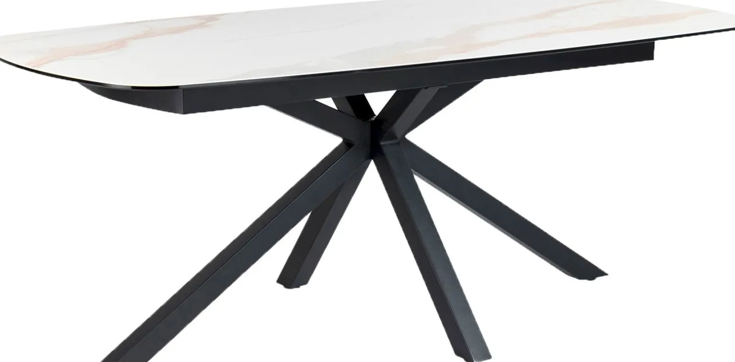Ovale Eettafels-XOOON Montello Eettafel Wit