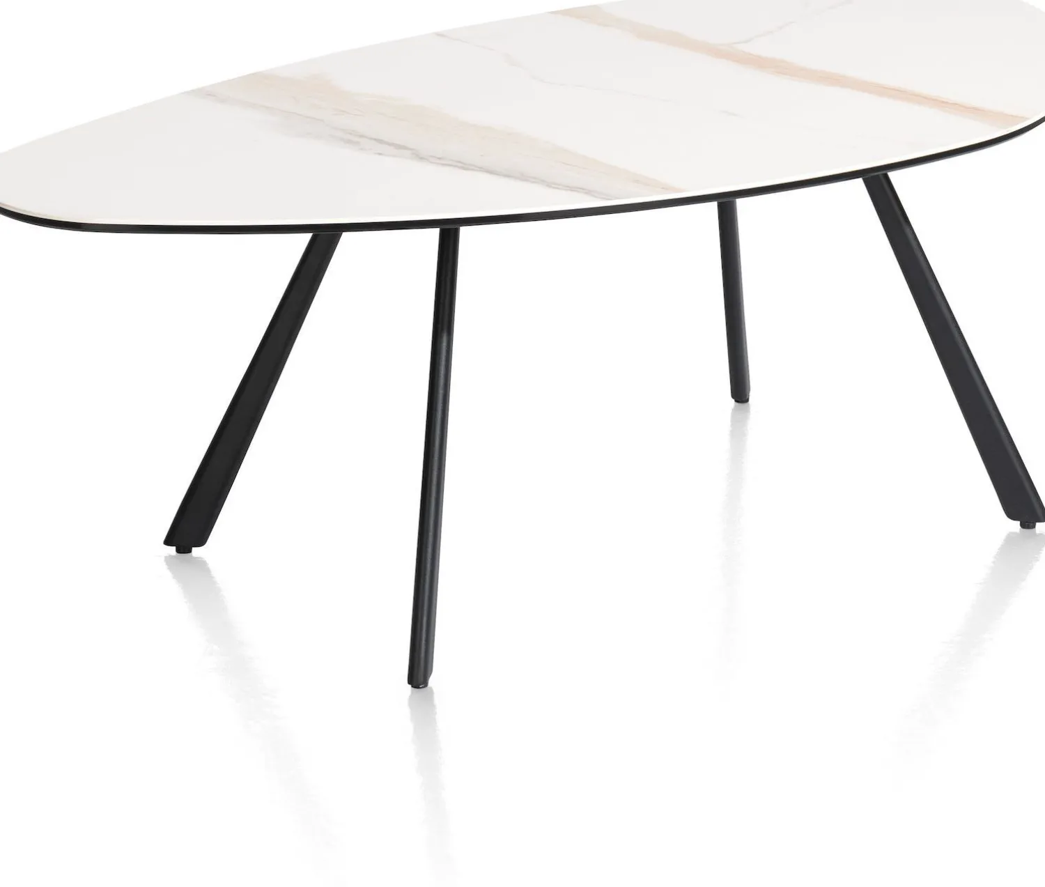 Organische Salontafels-XOOON Montello Salontafel Wit