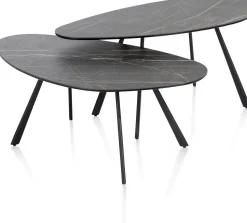 Organische Salontafels-XOOON Montello Salontafel Zwart