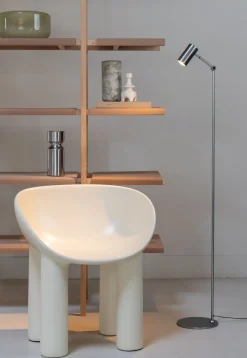 Moderne Vloerlampen|Vloerlampen-It's about RoMi Montreux Vloerlamp Nickel Finish