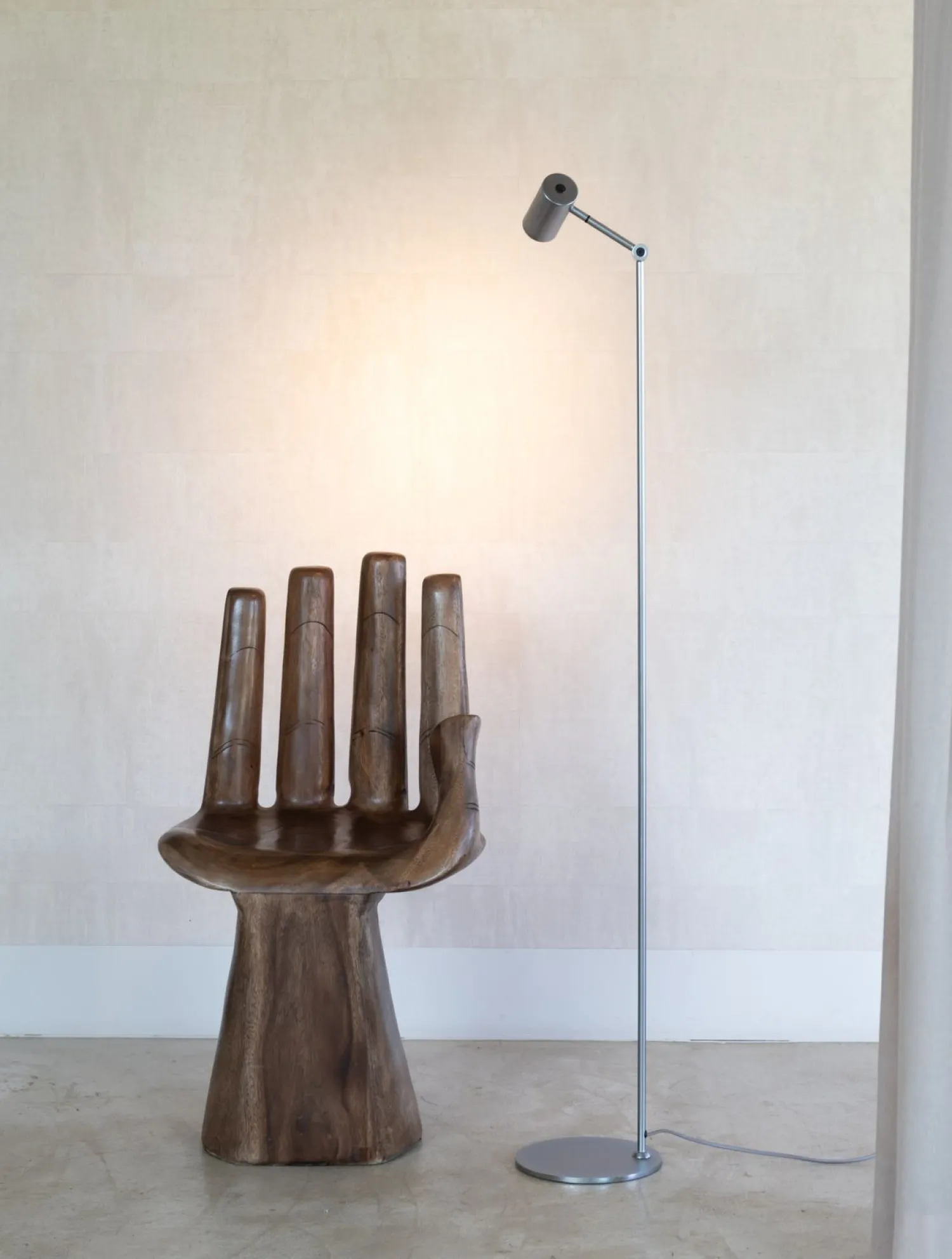 Moderne Vloerlampen|Vloerlampen-It's about RoMi Montreux Vloerlamp Nickel Finish