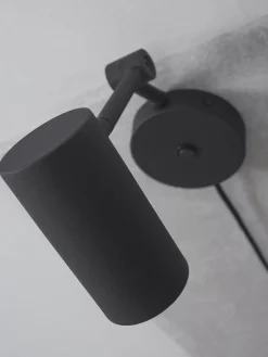 Industriële Wandlampen|Wandlampen-It's about RoMi Montreux Wandlamp Black