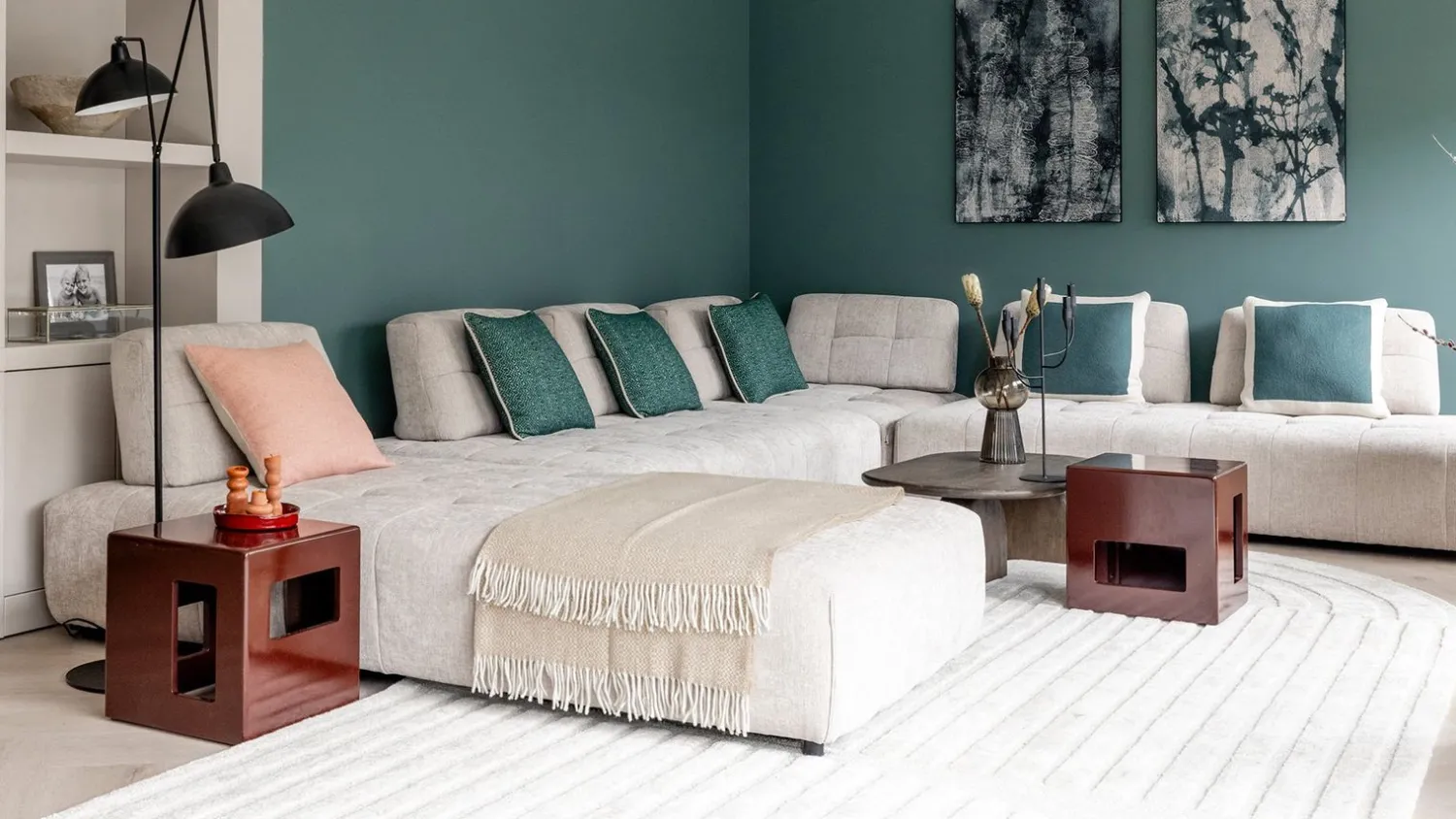 Vloerkleden|Wollen Vloerkleden-Brinker Carpets Monza Vloerkleed Light Grey