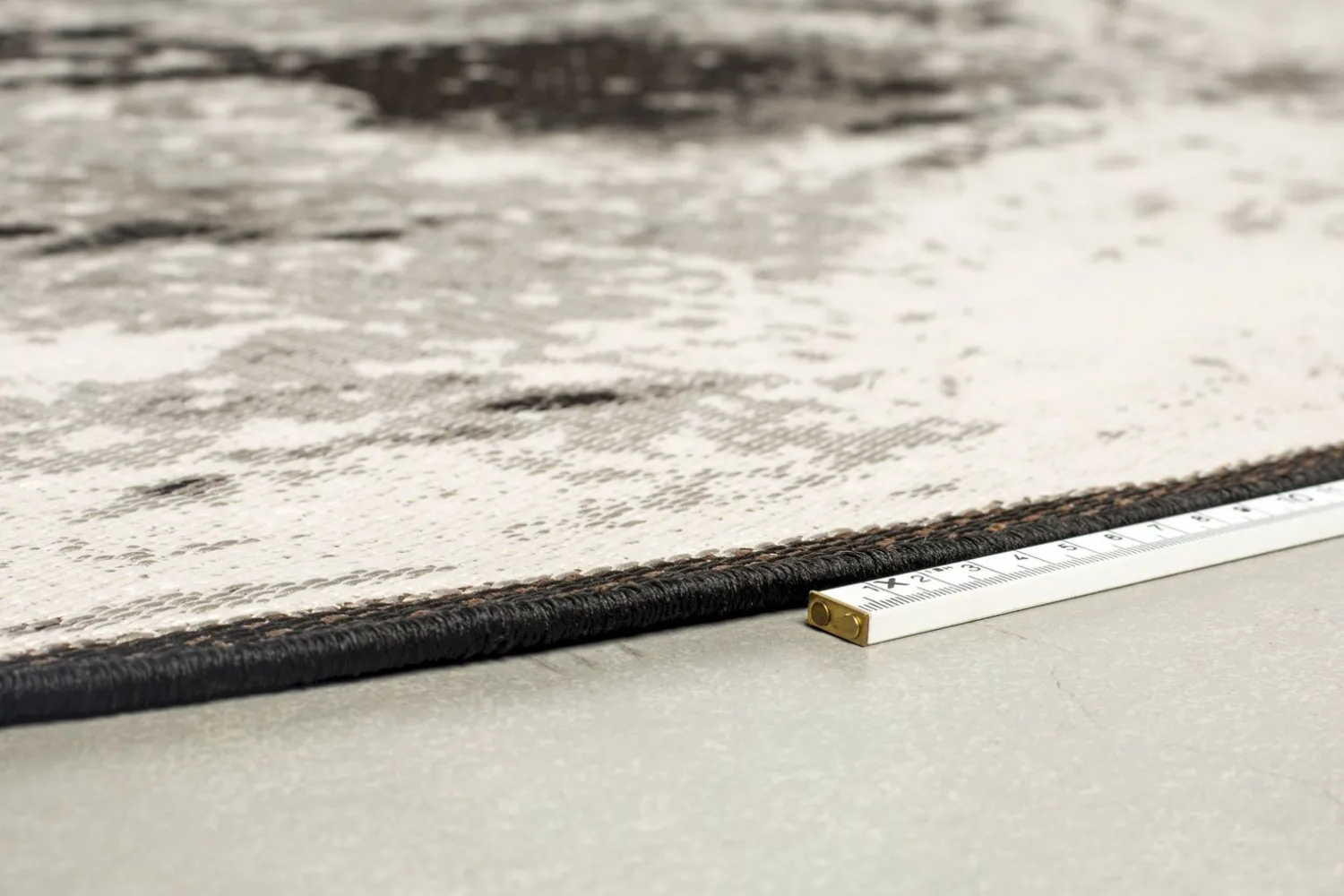 Vloerkleden|Ronde Vloerkleden-Zuiver Moon Vloerkleed Stone Grey