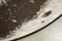 Vloerkleden|Ronde Vloerkleden-Zuiver Moon Vloerkleed Stone Grey