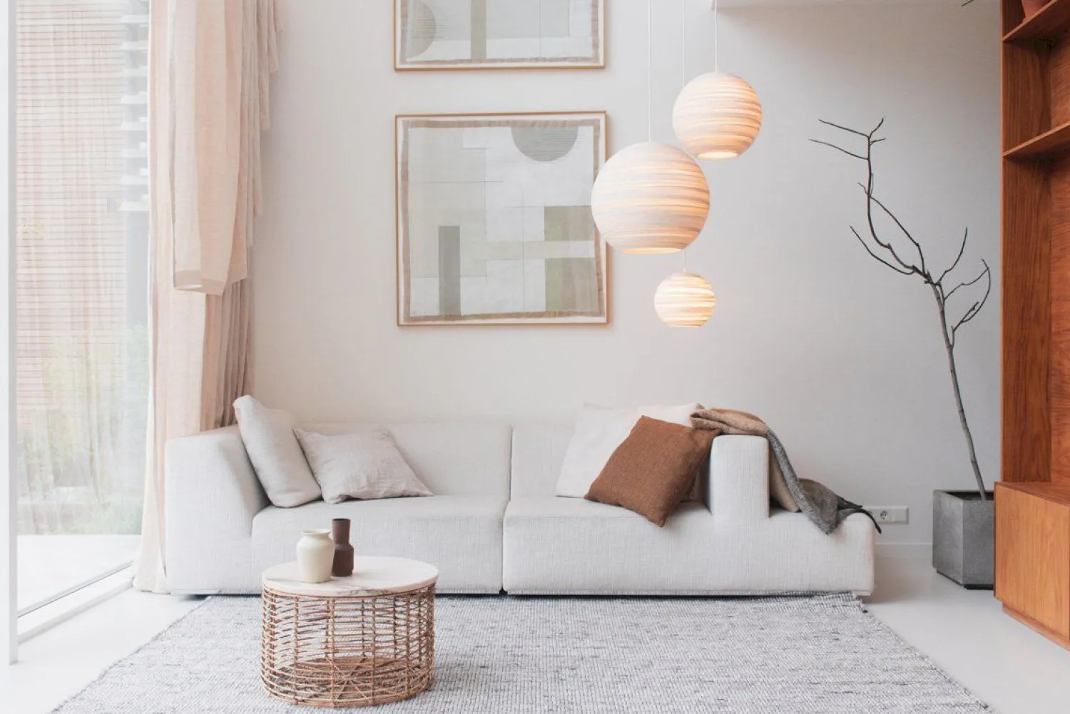 Hanglampen|Hanglampen-Graypants Moon Hanglamp White