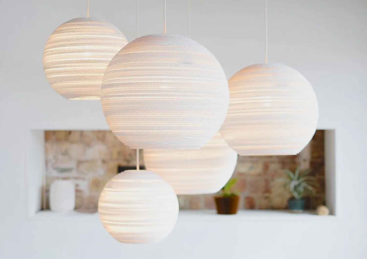 Hanglampen|Hanglampen-Graypants Moon Hanglamp White