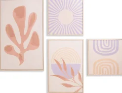 Wanddecoraties-COCO maison Moos Set 4 Wanddecoratie Multi