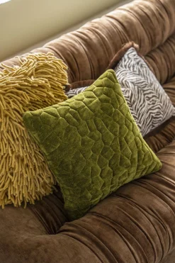 Poefjes & Krukjes|Sierkussens & Plaids-By Boo Moppy Kussen Mustard