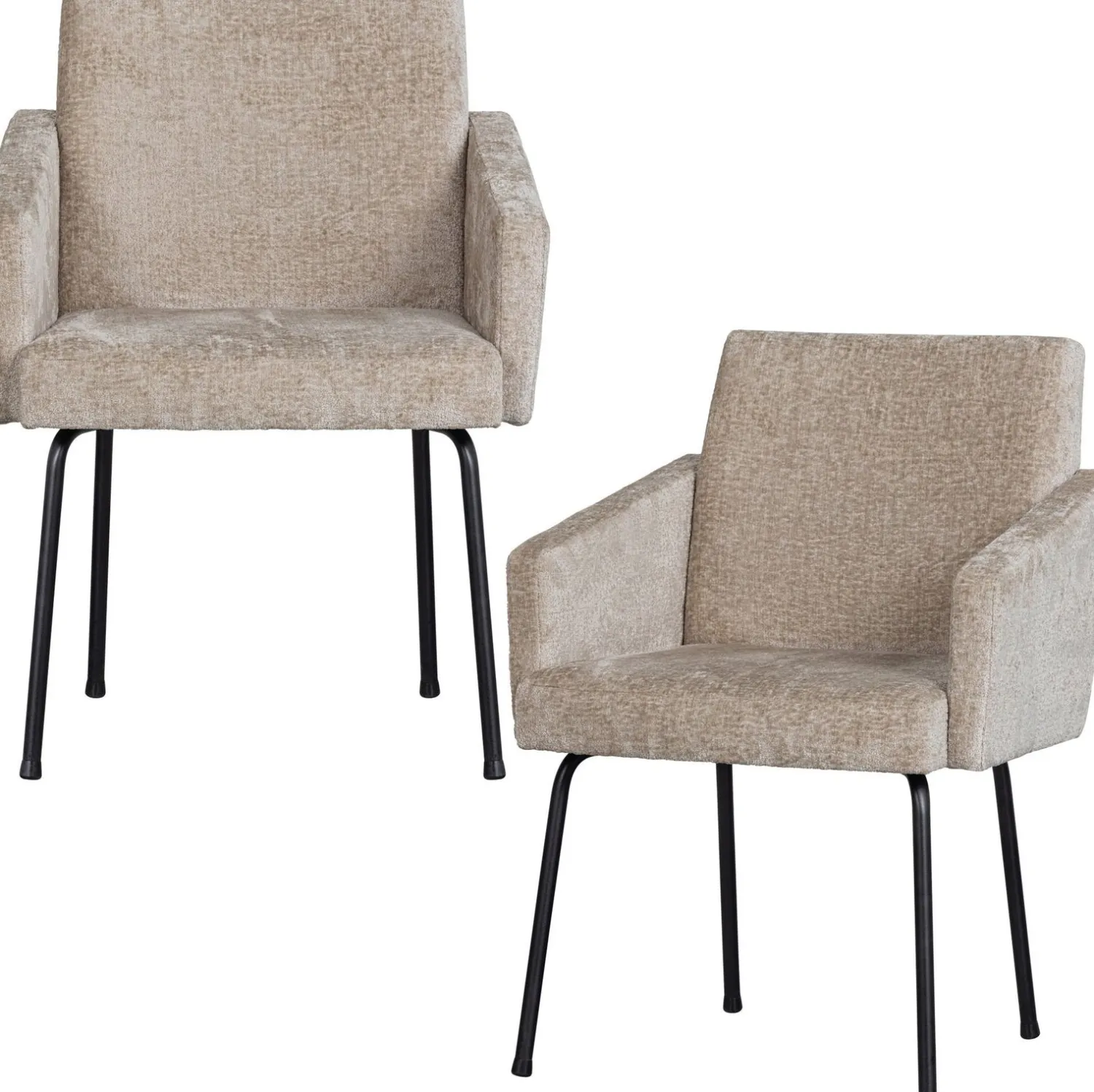 Eetkamerstoelen Met Armleuning-WOOOD Mount Eetkamerstoel Natural