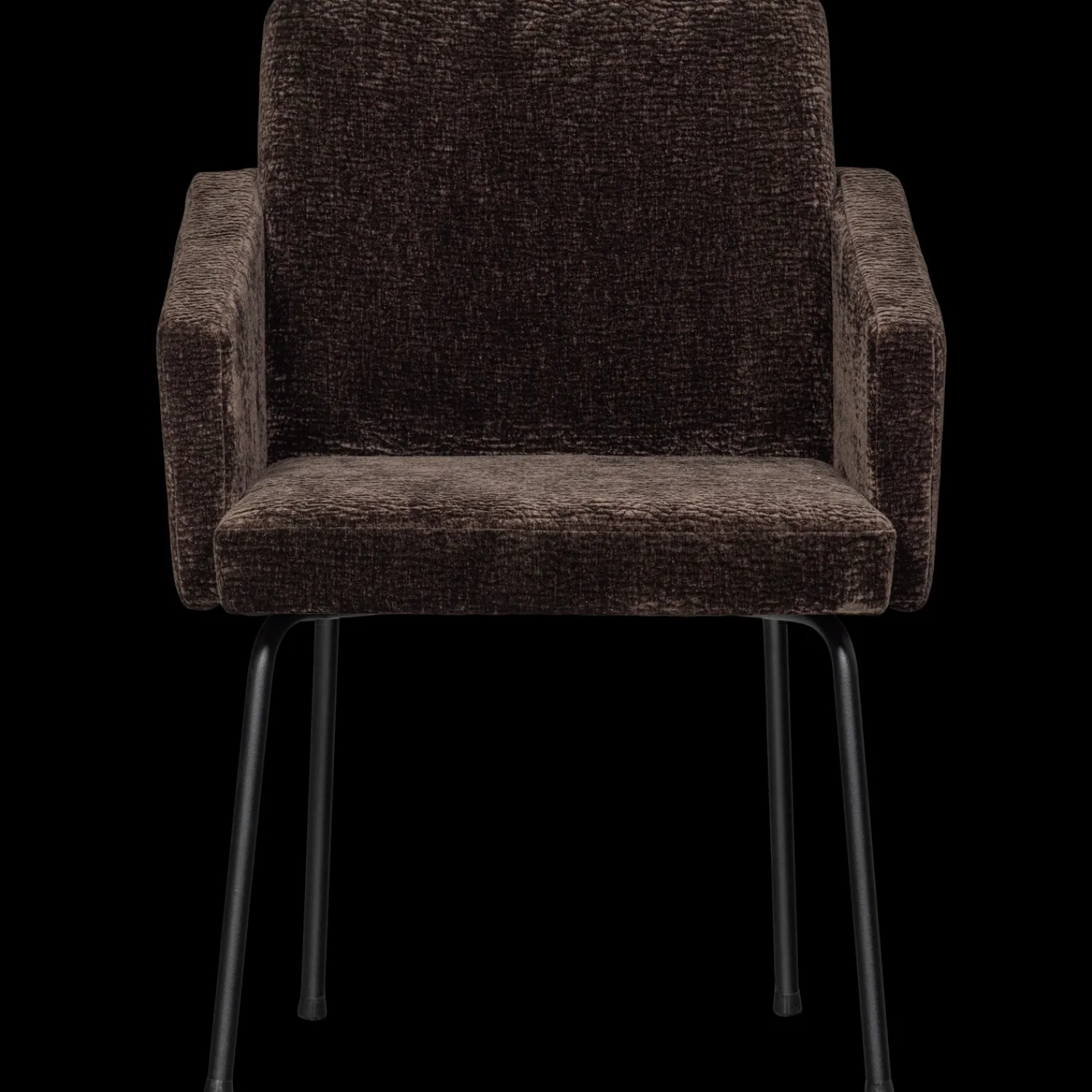 Eetkamerstoelen Met Armleuning-WOOOD Mount Eetkamerstoel Dark Brown