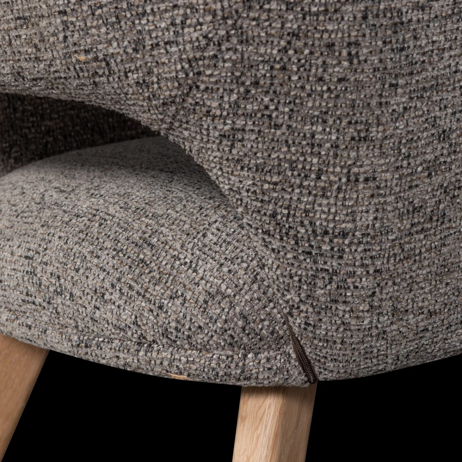 Eetkamerstoelen Met Armleuning-WOOOD Murat Eetkamerstoel Taupe