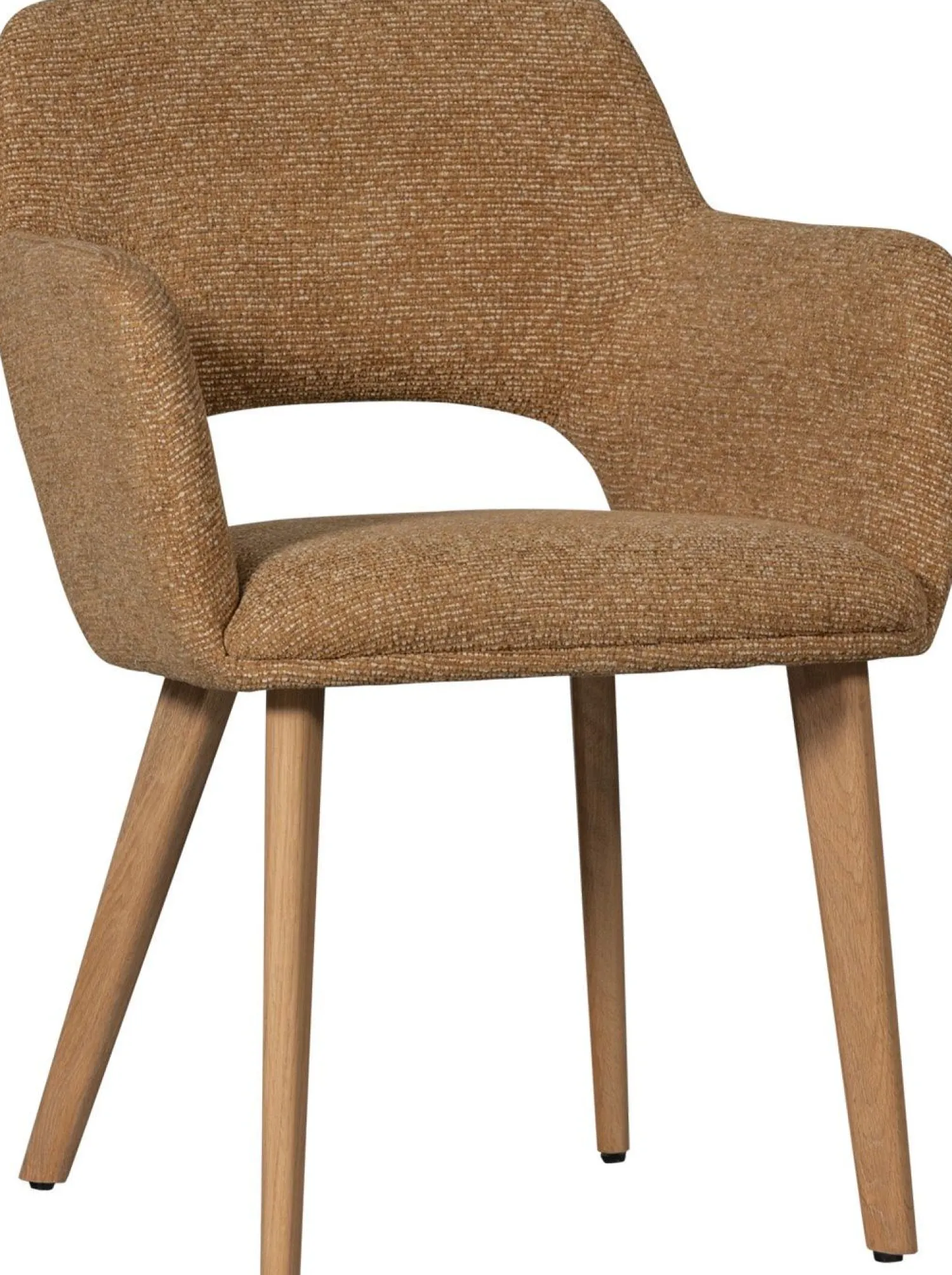 Eetkamerstoelen Met Armleuning-WOOOD Murat Eetkamerstoel Yellow