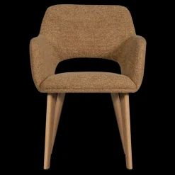 Eetkamerstoelen Met Armleuning-WOOOD Murat Eetkamerstoel Yellow