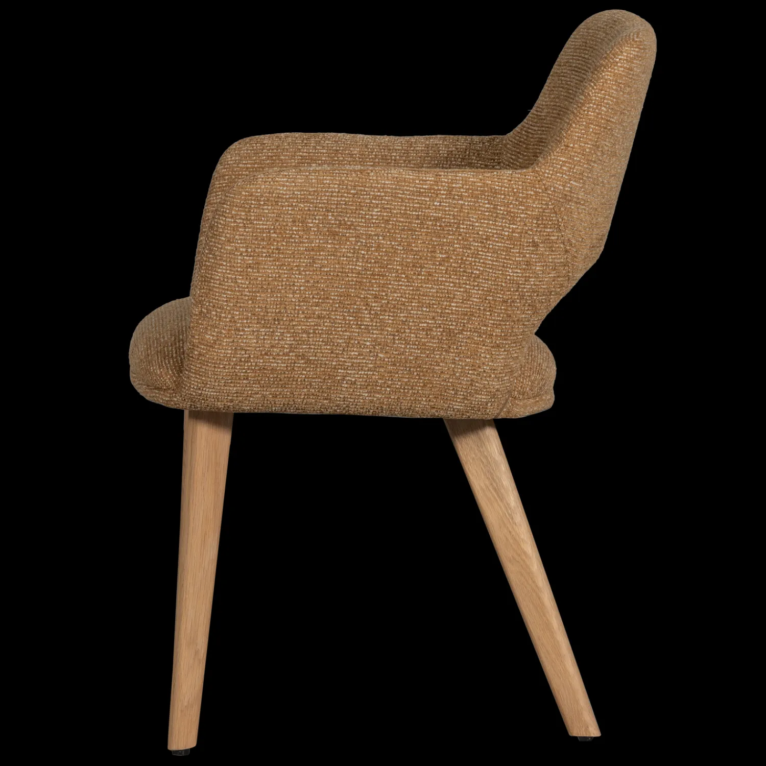 Eetkamerstoelen Met Armleuning-WOOOD Murat Eetkamerstoel Yellow