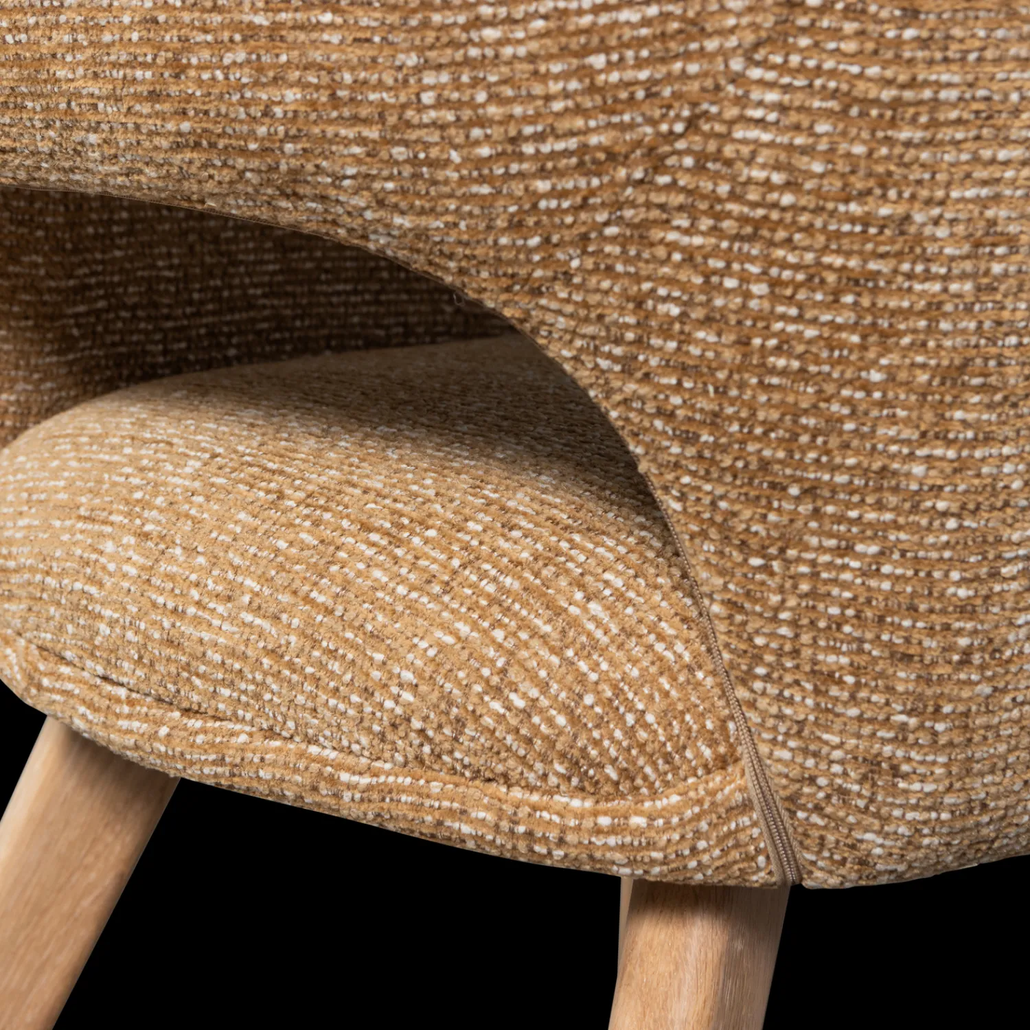 Eetkamerstoelen Met Armleuning-WOOOD Murat Eetkamerstoel Yellow
