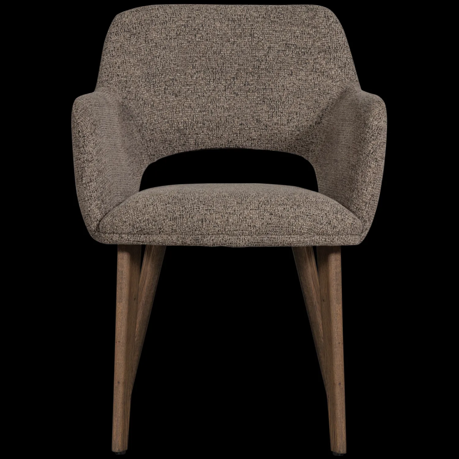 Eetkamerstoelen Met Armleuning-WOOOD Murat Eetkamerstoel Taupe
