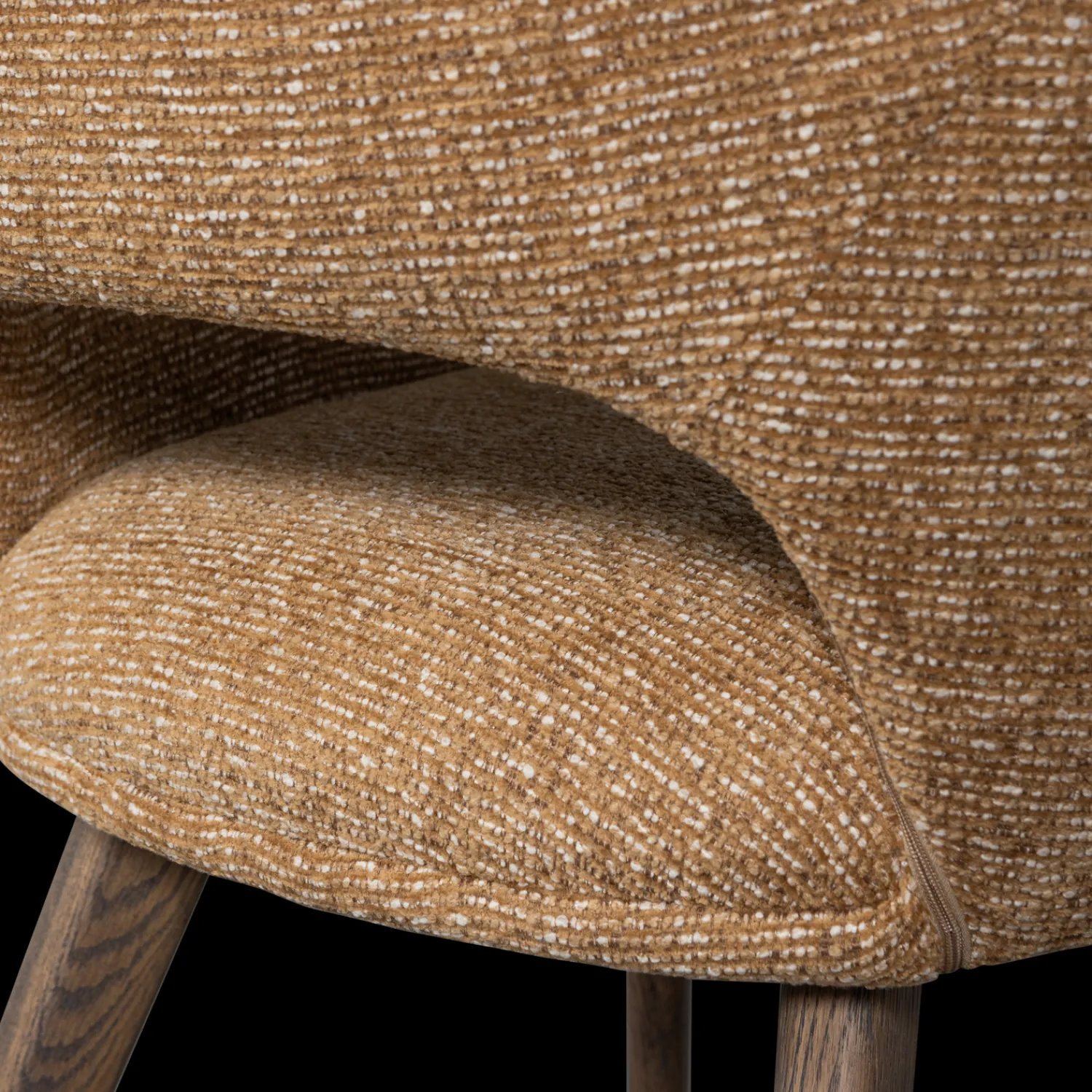 Eetkamerstoelen Met Armleuning-WOOOD Murat Eetkamerstoel Yellow