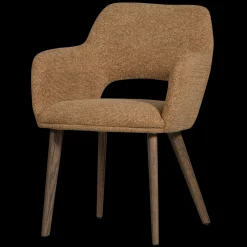 Eetkamerstoelen Met Armleuning-WOOOD Murat Eetkamerstoel Yellow
