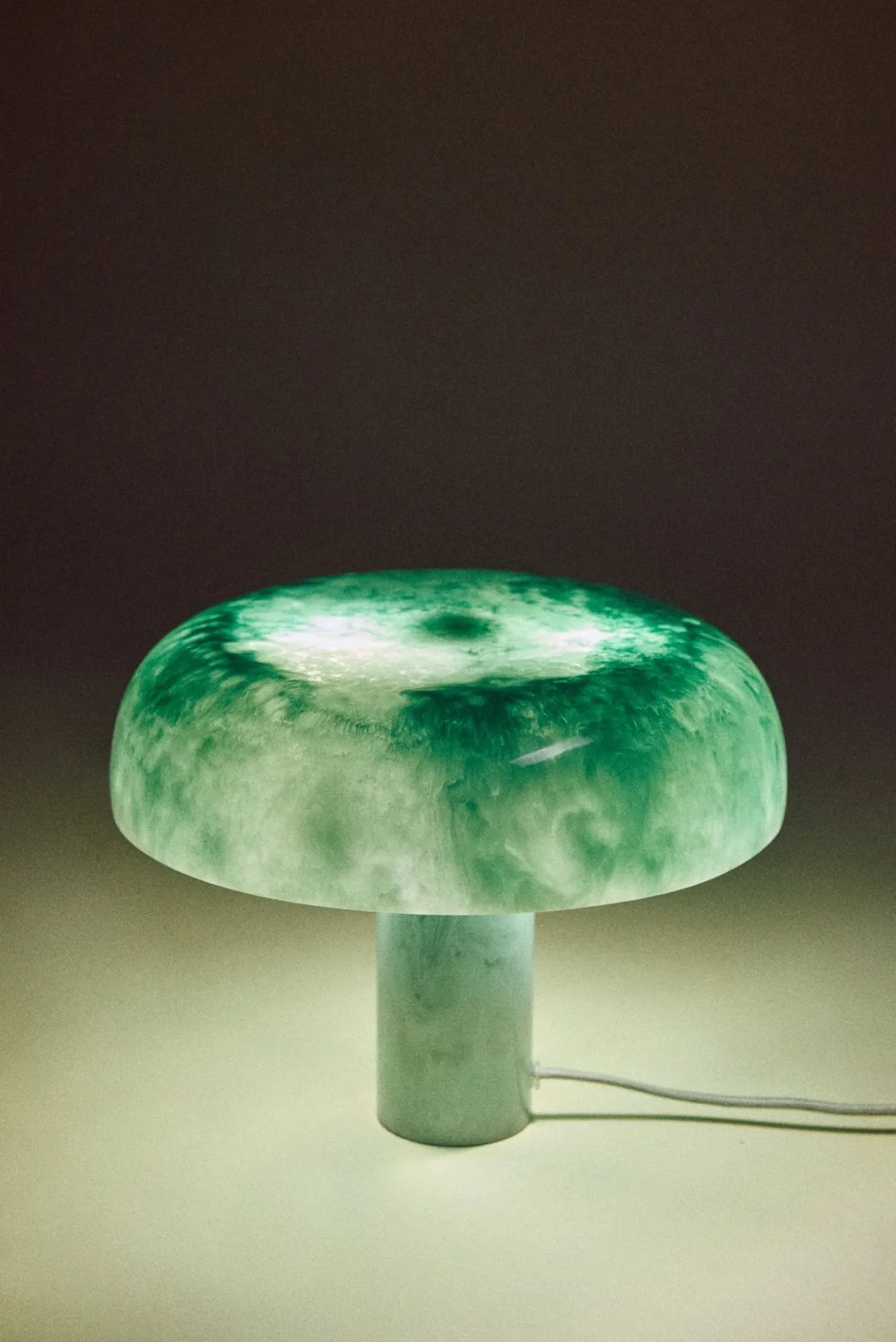Tafellampen|Tafellampen-HKLIVING Mushroom Tafellamp Mint