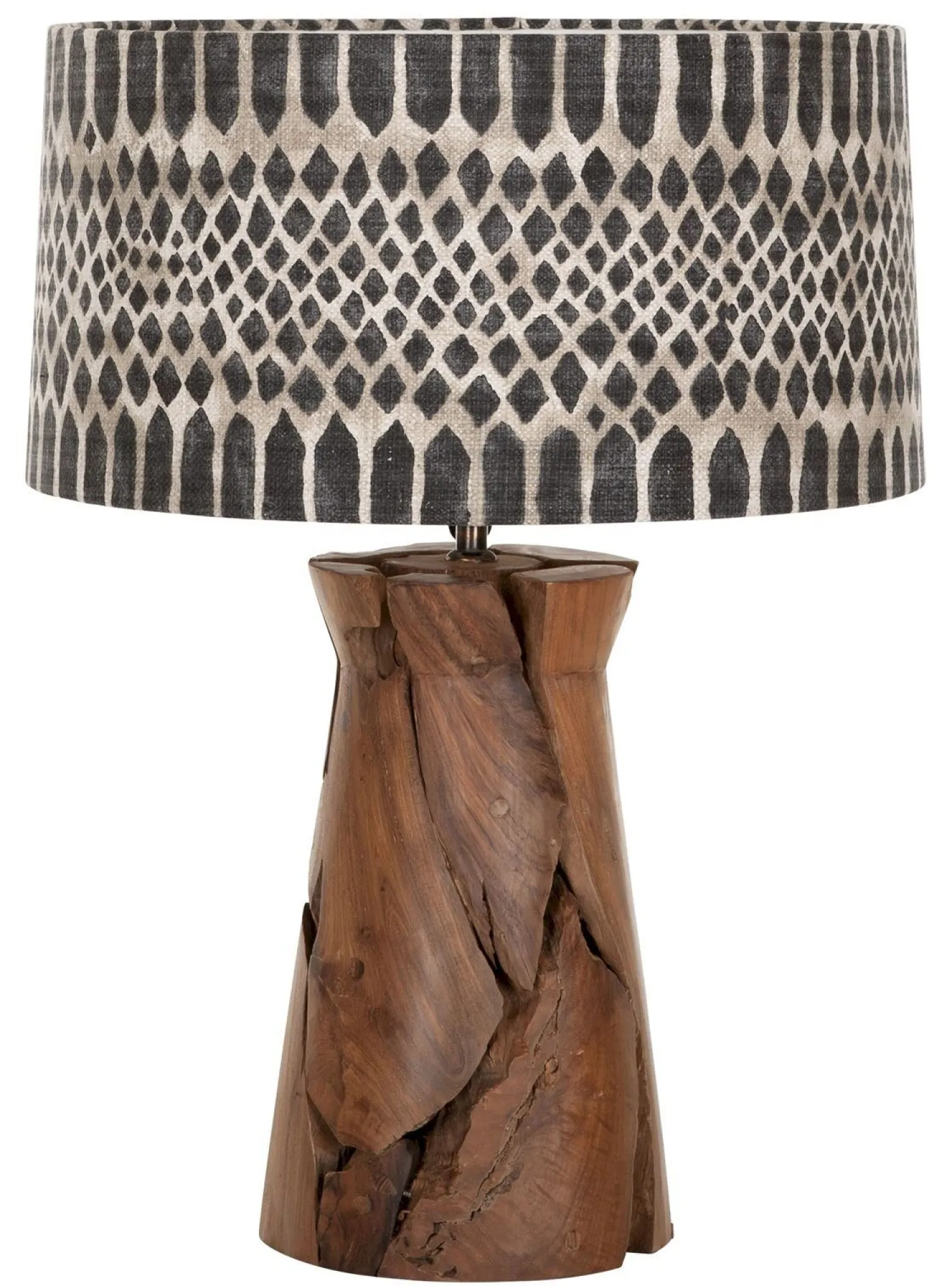 Tafellampen|Tafellampen-MUST Living Jungle Tribal Tafellamp Natural