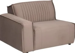 Elementenbanken-MUST Living Rally 1-zits met arm links Elementenbank Taupe