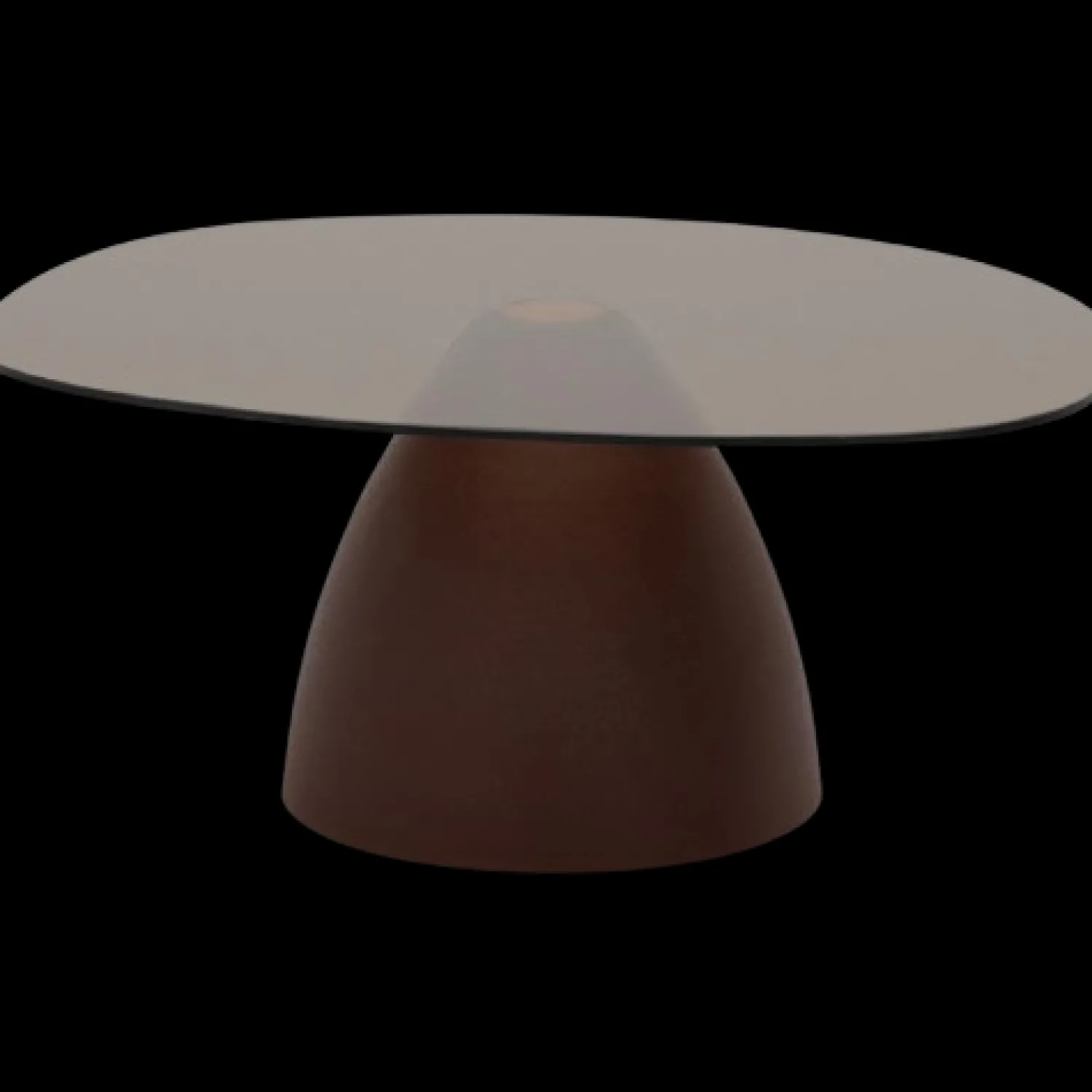 Organische Salontafels-Trendhopper Mylon Salontafel Burgundy