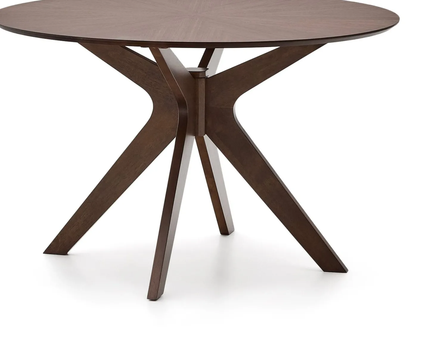 Ronde Eettafels|Ovale Eettafels-Kave Home Naanim Eettafel Bruin